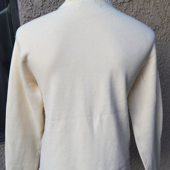 MARC ECKO MENS SUEDE BLEND FULL ZIP SWEATER- Beige color- $48.00 - Picture 12 of 13